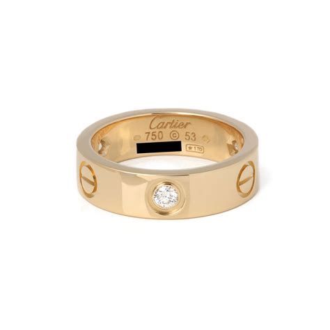 cartier love second hand|pre owned Cartier rings.